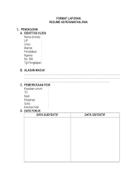 Check spelling or type a new query. Format Laporan Resume Jiwa
