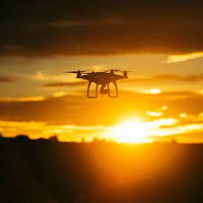 Quadrocopter Sunset Sky Flight Drone Retina Ipad Air Wallpaper Fourth Industrial Revolution Industrial Revolution Aerial Photography Drone