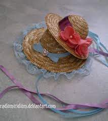Mini Straw Hats Straw Hat Crafts Straw Hat Hat Crafts