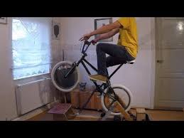 Wheelie Machine Bicycle Fahrrad Youtube Bicycle Bmx Bicycle Bike Trainer