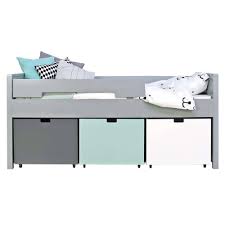 Bopita Mix Match Kompaktbett Timo Grau 90 X 200 Kinder Bett Bett Mit Schubladen Kinderbett