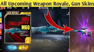 It's going to be a legendary scar skin coming next. Free Fire Next Weapon Royale All New Upcoming Gun Skins Upcoming Weapon Royale Youtube