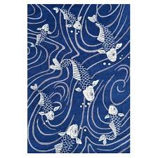 Maybe you would like to learn more about one of these? Koi Pond Blue Area Rug Overstock 16994445