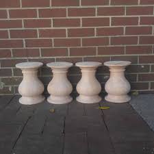 There's no end to the number of different sizes, heights and shapes of solid wood coffee and occasional tables available. Chunky Balustrade Coffee Table Legs Unfinished Wood Furniture Legs Set Of 4 Balusters T10