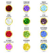 They're even the perfect accompaniment to a wedding gown. Birthstone Chart Modern And Traditional International Gem Society