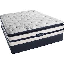 California King Soft Mattress Set Plush Pillows Simmons Beautyrest Mattress Firm Pillows