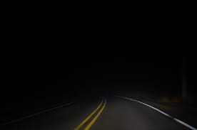 Banco de imagens : luz, Preto e branco, estrada, noite, Sombrio ...