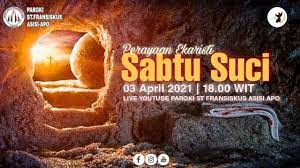 Sabtu suci, 3 april 2021 pukul 16.30 (offline) pukul 19.00 (offline dan online). 4zkjtibxu E40m