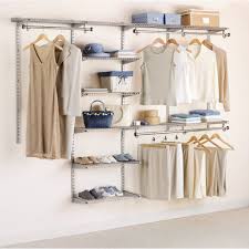 Discover a variety of storage and closet ideas, including layout and organization options. Open Wall Mounted Wire Shelving For Open Closet Ideas Design Jpg 1204 1204 Closet Kits Closet Organizing Systems Rubbermaid Closet Organizer