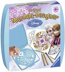 Wir verkaufen die beiden barbies anna und eiskönigin, set❗️, singende anna, mandala, memory, puzzle u.v.m. Ravensburger Mandala Designer Mini Frozen 29835 Zeichnen Lernen Mit Anna Und Elsa Fur Kinder Ab 6 Jahren Kreatives Zeichen Set Mit Mandala Schablone Fur Farbenfrohe Mandalas Amazon De Spielzeug