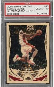 Lebron james is continuing to make history. Lebron Rookie Card Slam Dunks For Heritage