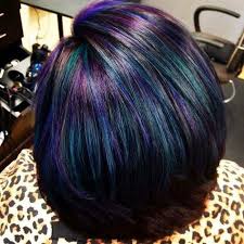 15 Gorgeous Hair Colour That Don T Require Bleaching 5 Oil Slick Hair Gorgeous Hair Color Hair Styles