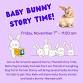Baby Bunny Story Time! event in Sunderland, MA