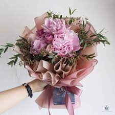 Peonies Flower Bouquet Aesthetic Flower Arrangements Bouquet Aesthetic