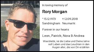 Traueranzeigen von Rory Morgan