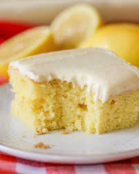 Easy Lemon Sheet Cake With Lemon Frosting Video Lil Luna Recipe Lemon Cake Recipe Lemon Cake Easy Easy Lemon Cake Recipe