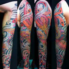 Phoenix Sleeve Mike Godfrey Tattoos Sleeve Tattoos Phoenix Tattoo