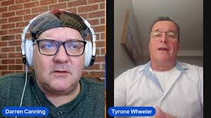 Darren Canning with Tyrone Wheeler