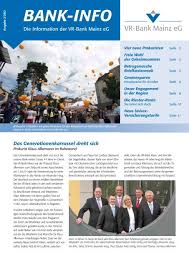 Eine starke bank für eine starke region. Bank Info Vr Bank Mainz