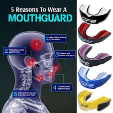 Using the mirror to ensure proper alignment, place the mouth guard over your teeth and bite down hard. Cfr Gel Gum Mouth Guard Shield Case Teeth Grinding Boxing Mma Sports Mouthpiece Ebay