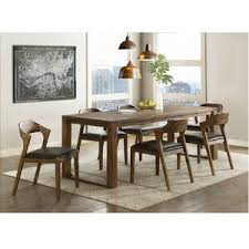 Bourgoin Faux Leather Wood Bench In 2020 Dining Table Solid Wood Dining Table Walnut Dining Table