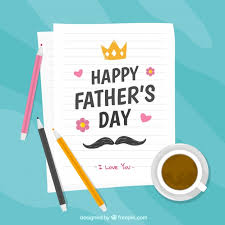 Buscaba del padre que nunca supo ser; Fondo De Dia Del Padre Con Carta Para Papa Vector Gratis