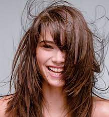 Lange Gestufte Haare Mittelscheitel Stufig Haarschnitt Pony Balayage Frisuren Lange Haare Stufen Frisuren Lange Haare Stufig Frisuren Lange Haare Schnitt