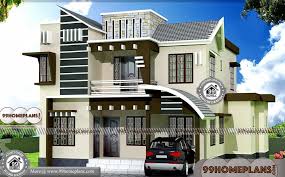 Modern house design front view with small garden and gray path via pinterest.com. House Plans With Prices 60 Front View Of Double Story House Collection