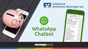 Unfälle passieren, auch wenn sie noch so sehr aufpassen: Chatbot Banking Customer Care Whatsapp Volksbank Kirchheim Youtube
