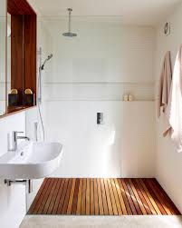 The rough brick wall and unfinished wood table of this space contrast with the smooth, geometrical look of the washbasin and mirror. Instagram Minimalist Home Interior House Styles Easy Home Decor