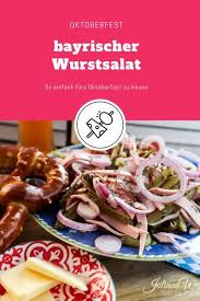 Rezept Fur Bayrischen Wurstsalat In 2020 Rezepte Lebensmittel Essen Wurstchen