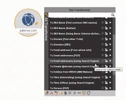 Maybe you would like to learn more about one of these? Web Search Transforms Discover Entity Source Maltego Support