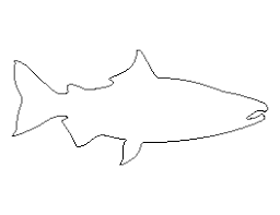Use the fish template as a pattern or stencil to make. Free Fish Patterns For Crafts Stencils And More
