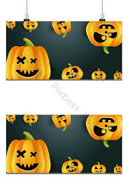 Halloween Background With Pumpkins Face Backgrounds Eps Free Download Pikbest