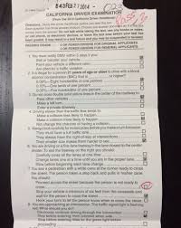 The put all the chances on your side ! L Epreuve Du Code De La Route En Californie Permis Californien Les Aventures De La Famille Bourg