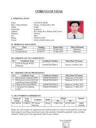 9.4 download contoh cv 4. Contoh Cv Curriculum Vitae Portal Malaysia Cute766