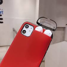 Last 2 Days Promotion 50 Off 2 In1 Airpods Iphone Case Pretty Little Deal Store In 2020 Silicone Phone Case Iphone Cases Earphone Case