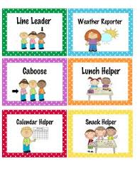 classroom helpers for preschool k classroom helpers