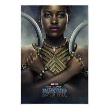 Skip to main content hello, sign in. Black Panther Nakia Character Poster Zazzle Com In 2021 Black Panther Black Panther Marvel Black Panther Character