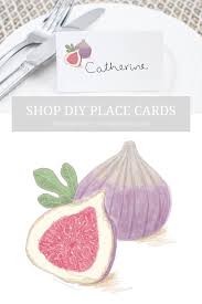 Place cards are tiny printed cards that help you make your guests or conference attendees feel extra special. Figs Theme Name Place Cards Honey Be Merry