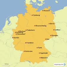 Hamburger sv, werder bremen and schalke 04 will play in the second division, all with different but momentus challenges. Stepmap Teams 2 Bundesliga Landkarte Fur Deutschland