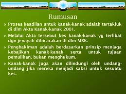 Tahun 2002, timbul keperluan untuk meningkatkan perlindungan dan. Proses Keadilan Di Mahkamah Bagi Kanak Kanak Ppt Download