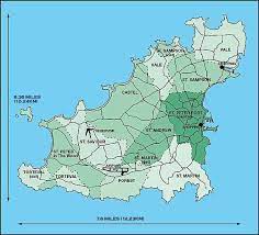 St Martins Guernsey Map Guernsey Parish Map - Guernsey Island | Map, Guernsey Island, Guernsey