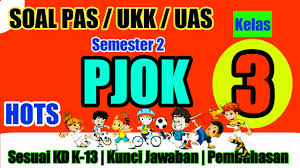 Soal Pat Pjok Kelas 4 Semester 2 K 13 Hots Kunci Jawaban Dan Pembahasan Youtube