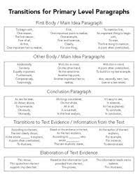 You can also think of a transition as a sort of bridge between ideas or between paragraphs. Transition Words And Phrases By Laranawingate Teachers Pay Teachers