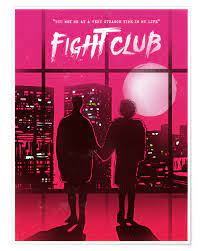 Includes a 3/16 inch (5mm) border to assist in framing. Fight Club Movie Scene Art Print Posters And Prints Posterlounge Com