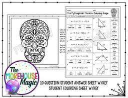Back when you first studied square roots and how to solve radical equations, you were probably introduced to something called the pythagorean theorem. Pythagorean Theorem Math Color By Number Or Quiz By The Morehouse Magic