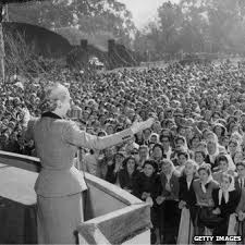 6 of 8 7 of 8 argentinian president juan perón, and his wife, eva perón, wave from the balcony of casa rosada government house in buenos aires, oct. The 20 Year Odyssey Of Eva Peron S Body Bbc News