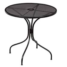 99 list list price $1499.99 $ 1,499. Hampton Bay Nantucket Round Metal Outdoor Bistro Table Umbrella Hole 30 Width Hamptonbay Bistro Table Outdoor Metal Outdoor Table Bistro Table