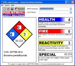 Write in the appropriate code numbers in the stripes and list required personal protective equipment using a. Rtk Labeling Equipment And Supplies Nfpa Rtk Label Printer Vinyl Nfpa Labels Rtk For Safetypro Duralabel